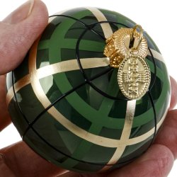 KUGLE TERNET 6 CM GR�N