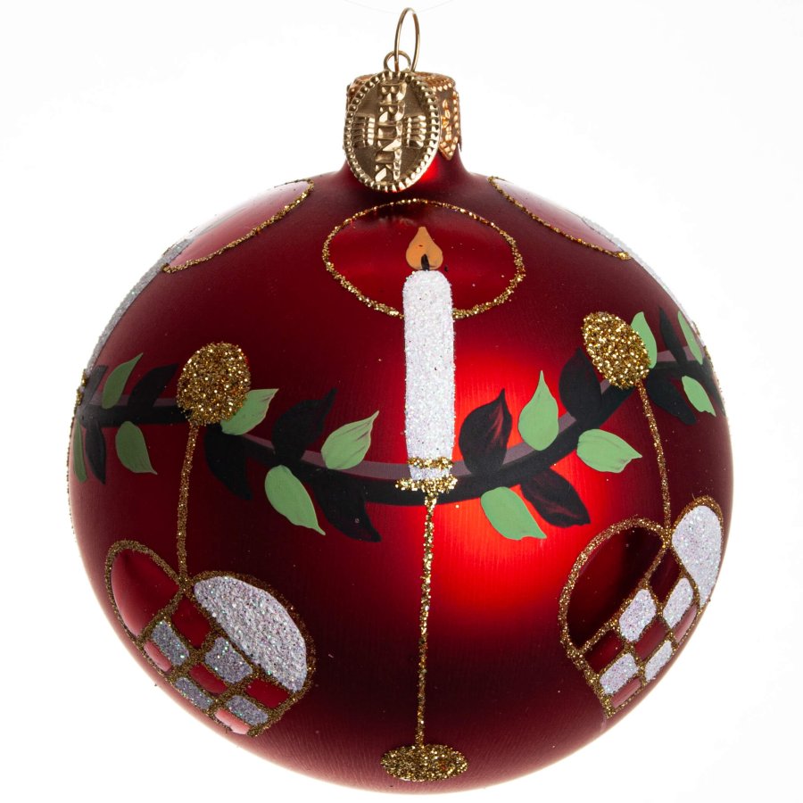 KUGLE 2015 FLETHJERTE 8 CM