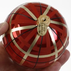 KUGLE TERNET 8 CM R�D