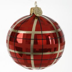 KUGLE TERNET 8 CM R�D