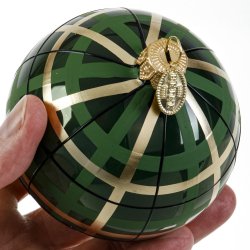 KUGLE TERNET 8 CM GR�N