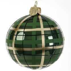 KUGLE TERNET 8 CM GR�N