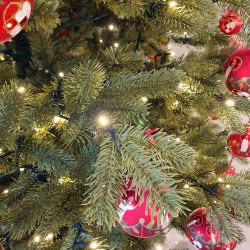 JULETR LYS GRN 220 CM M/620 LED 