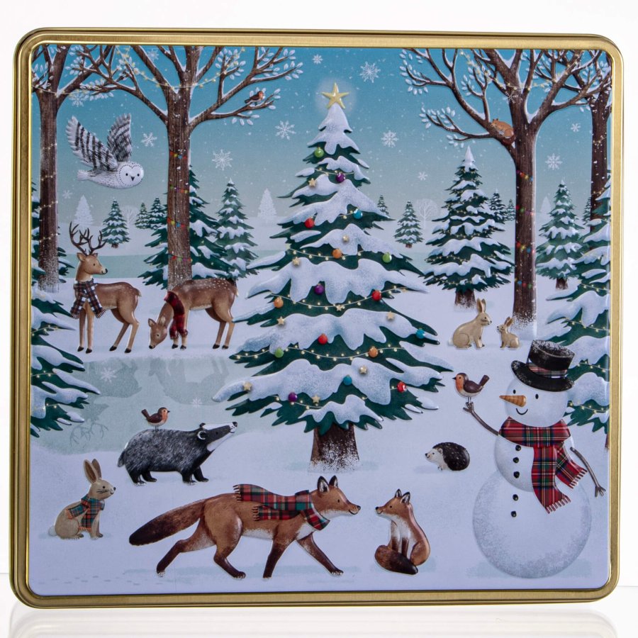 KAGED�SE SKOVENS DYR 24 CM LYSEBL�