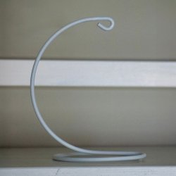 METALKROG 13 CM HVID