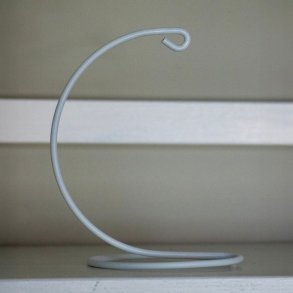 METALKROG 13 CM HVID