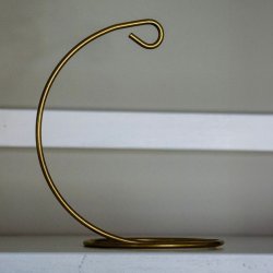 METALKROG 15 CM GULDFARVET