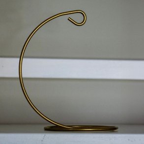 METALKROG 15 CM GULDFARVET