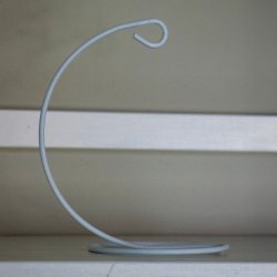 METALKROG 15 CM HVID