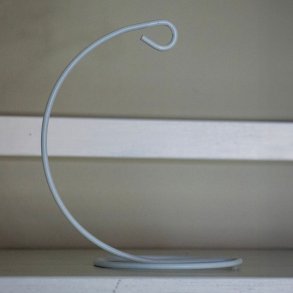 METALKROG 15 CM HVID