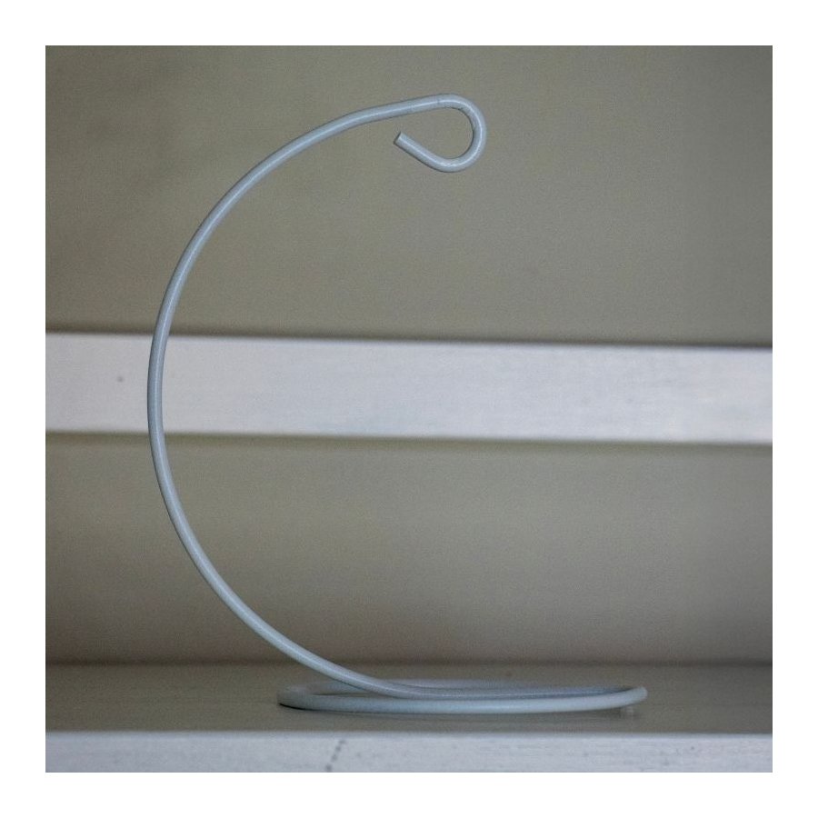 METALKROG 15 CM HVID