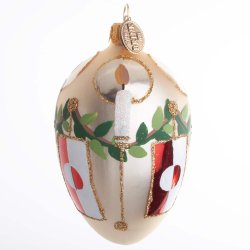 G FLAG GRNLAND 10 CM GULDFARVET