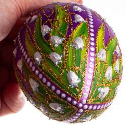 G LILJEKONVAL 10 CM LILLA MAT