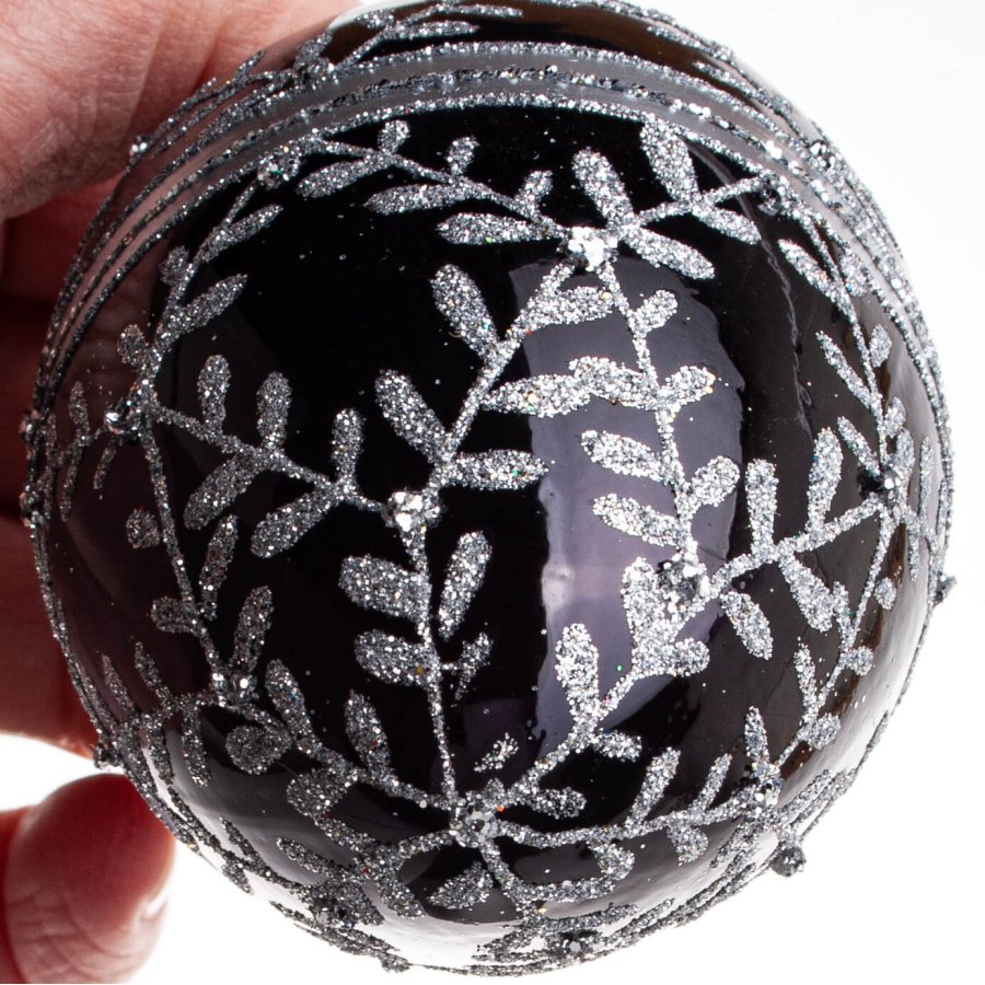 G DIAMANT 10 CM SORT SLVFARVET