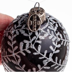 G DIAMANT 10 CM SORT SLVFARVET