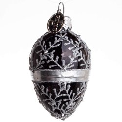 G DIAMANT 6 CM SORT SLVFARVET