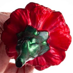 BLOMST NELLIKE 11 CM RD