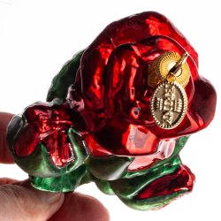 BLOMST ROSE 11 CM RD