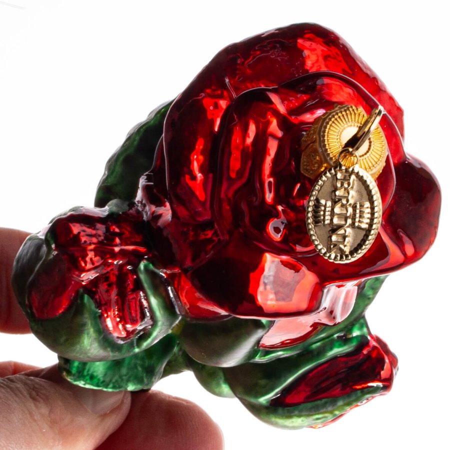 BLOMST ROSE 11 CM RD