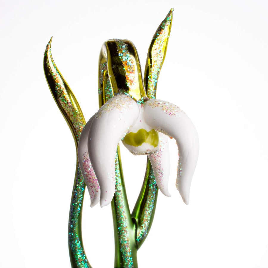 VINTERG�K P� CLIPS MED 4 KRONBLADE 18 CM