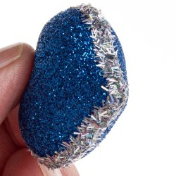 HJERTE GLIMMER 4 CM BL