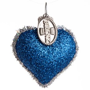 HJERTE GLIMMER 4 CM BL