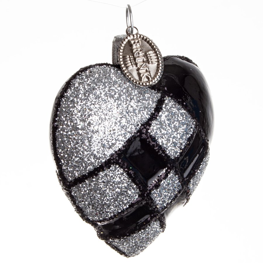 FLETHJERTE 5 CM SORT SLVFARVET