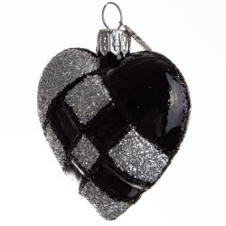 FLETHJERTE 5 CM SORT SLVFARVET