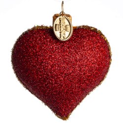 HJERTE GLIMMER 5 CM RD