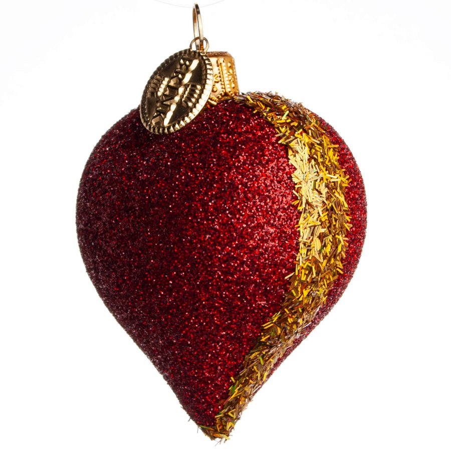 HJERTE GLIMMER 5 CM RD