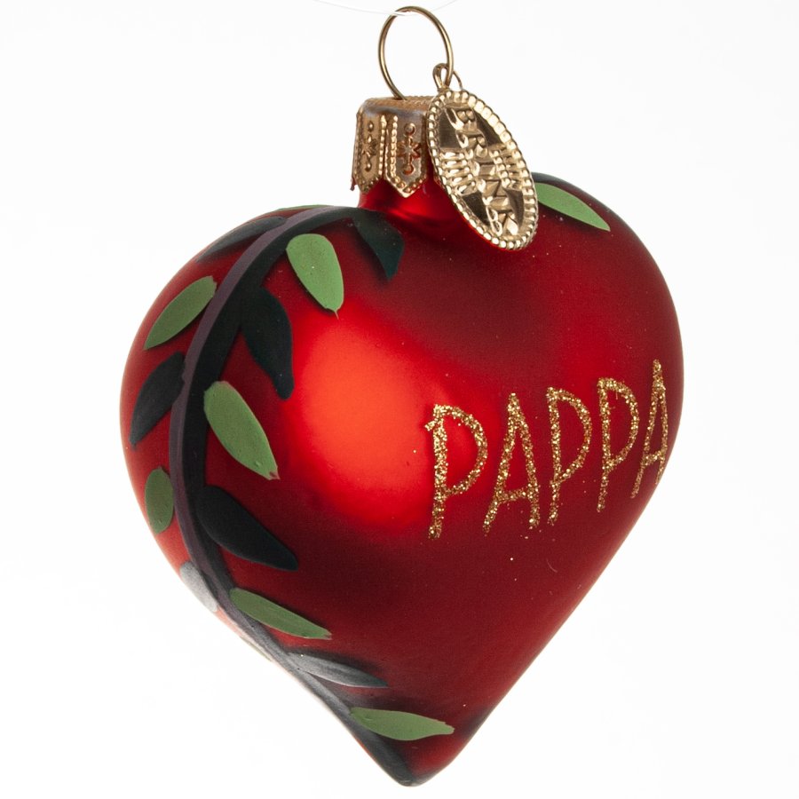 HJERTE PAPPA 5 CM RDT