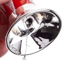 RD KLOKKE MED SNE 5 CM