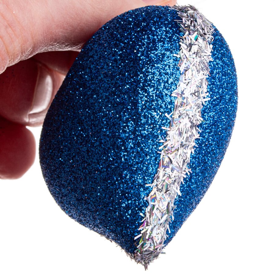 HJERTE GLIMMER 5 CM BL