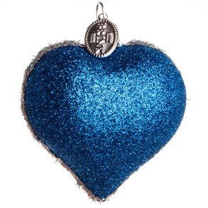 HJERTE GLIMMER 5 CM BL