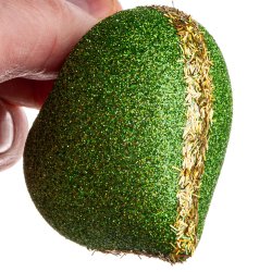 HJERTE GLIMMER 5 CM GRN