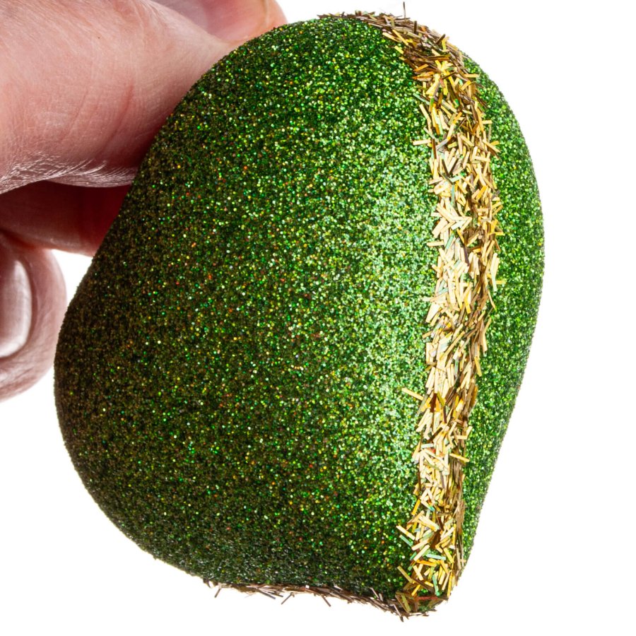 HJERTE GLIMMER 5 CM GRN