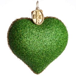 HJERTE GLIMMER 5 CM GRN