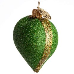 HJERTE GLIMMER 5 CM GRN