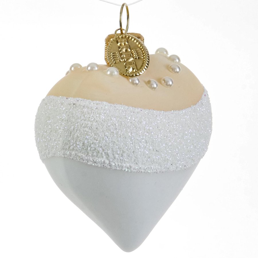 BRYLLUPSHJERTE 5 CM HVID