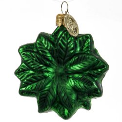 BLOMST JULESTJERNE 6 CM HVID