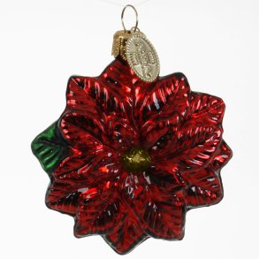 BLOMST JULESTJERNE 6 CM R�D