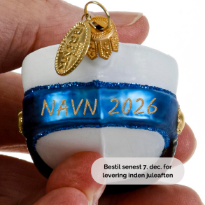 STUDENTERHUE 6 CM NAVN BL