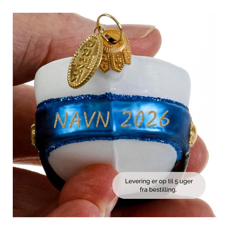 STUDENTERHUE 6 CM NAVN BL