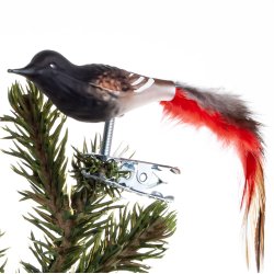 FUGL HUSRDSTJERT 6 CM FJERHALE