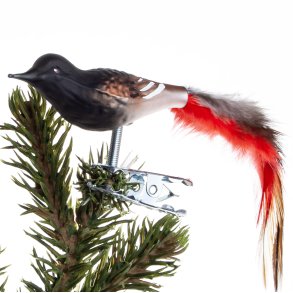 FUGL HUSRDSTJERT 6 CM FJERHALE