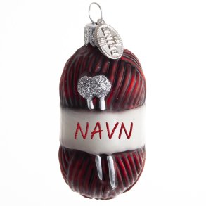 GARN 6 CM BORDAUX NAVN