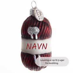 GARN 6 CM BORDAUX NAVN