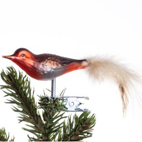 FUGL RDHALS 6 CM FJERHALE