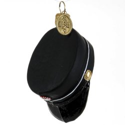 STUDENTERHUE 6 CM SORT NAVN