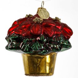 BLOMST JULESTJERNE 7 CM R�D